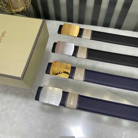 特 汤姆福特最新网红爆款双面头层牛皮配原装盒专柜同步3.8宽新款上市了，原版牛皮，搭配钢扣，优雅，大方用的方便。谢谢你转载。 - 点击图像关闭