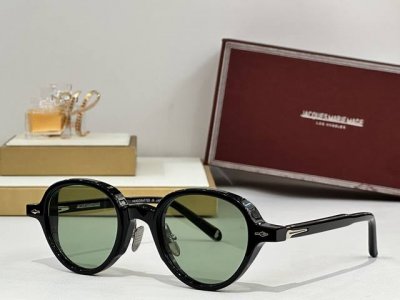 圆型Jacques Marie Mage 日本手工眼镜 Model：Clark Size:45-22