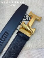 特 Hermes男士自动腰带- 宽度35Mm 316精品钢扣 精工打造 手感柔软 可以裁剪
