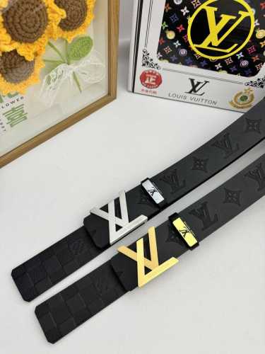 品名：Lv..路易..威登原单 材质：原单牛皮腰带 百分百头层牛皮腰带保证真皮，24K纯钢扣，专柜原单品质、做工精细，时尚大牌，送人自用首选 包装： 请认准如图
