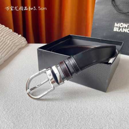 特P180 万宝龙 3.5Mm 男款 双面原单小牛皮 精品原单扣头 长度可裁剪 专柜同款 - 点击图像关闭