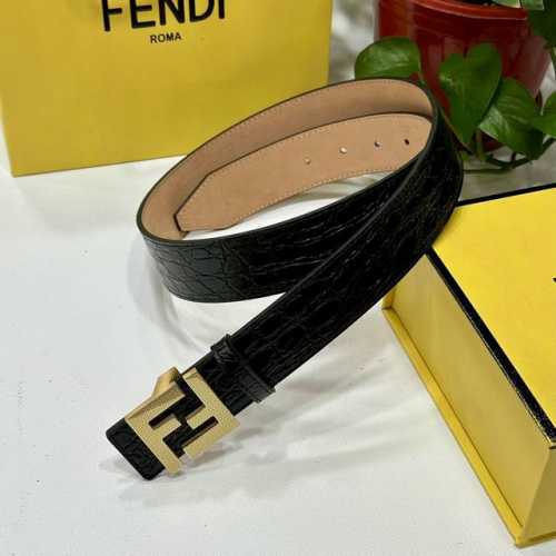 Fendl 芬迪 宽40Mm双面原版小牛皮 搭配单钌钯电镀扣 完美的手感.油边 出众的设计.风格 高贵奢华 时尚大方 高清实拍 货真价实 品质保证 双面用