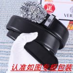 品名：Versace.范思哲原单 材料：百分百头层牛皮，保证真皮。24K纯钢扣双面可用专柜同等质量， 送人自用首选 包装： 请认准如图专柜包装，