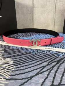 宽度3.0Cm Chanel 香奈儿 此款女士腰带采用新款柔软的进口小牛皮支持Nfc扫码链接。金 银色镶钻金属钢扣。