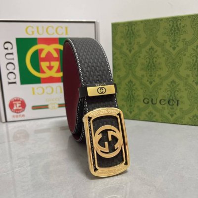 品名：古奇.Gu...Ci 原单 材质：原单牛皮腰带 百分百头层牛皮腰带保证真皮，24K纯钢扣，专柜原单品质、做工精细，时尚大牌，送人自用首选 包装： 请认准如