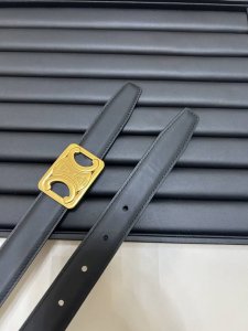 特 P200 CéLine Triomphe小牛皮。复古风纯铜金色金属件，领扣搭扣--宽度2.5Cm