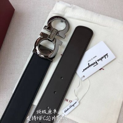 无夹层原厂皮 Ferragamo菲拉格慕 Nfc芯片扫码款 正品尺寸3.5Cm意大利原厂皮