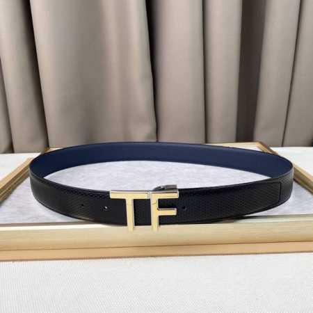 男士Tf 汤尼.福特 牛皮。柔软细腻，百搭大方，宽3.5Cm 、 官网同步，纯铜五金，可裁剪设计！ - 点击图像关闭