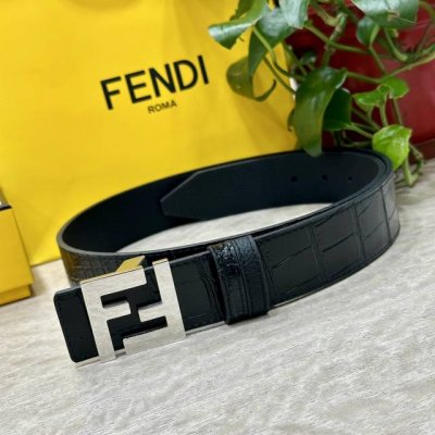 特 片装1 Fendl 芬迪 宽40Mm双面原版小牛皮 搭配单钌钯电镀扣 完美的手感.油边 出众的设计.风格 高贵奢华 时尚大方 高清实拍 货真价实 品质保证