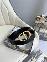 特 Dior 3.0cm腰带 双面原版牛皮 搭配CD标志性扣头 原单品质