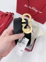 特 Ferragamo.菲拉格慕 全套包装 支持Nfc扫码 宽度3.5Cm 高级定制款男士皮带 双面进口牛皮 可双面使用 自行选择搭配 真材实料 很有质感 时尚