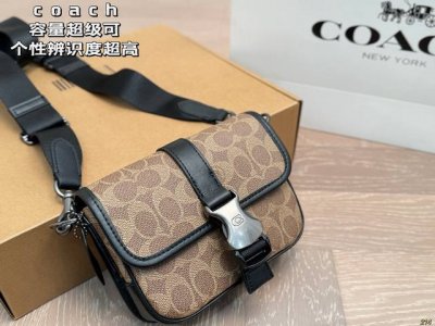 6色 蔻驰斜挎包 Coach容量超级可 个性且辨识度超高 适合日常出街 男女皆可 尺寸18 14