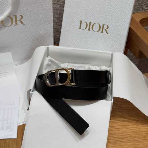 Cd新款女士腰带 顶级牛皮腰带2.5毫米 搭配Cd标志扣头 光滑牛皮革 尺寸码数欧码 75- .