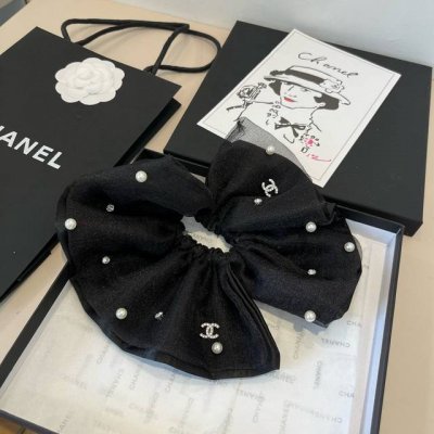 Chanel香奈儿高级发圈，带手工钉珠