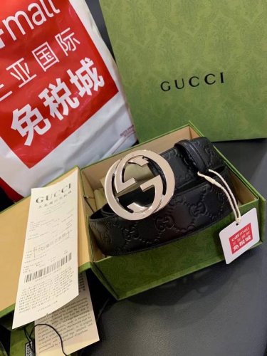 Gucci古奇 原单正品 Guccl经典皮带压大花 尺寸3.8Cm海外原单货，意大利创作，配以双G互扣金属扣，原版皮纹拿的走图片拿不走的品质，升级后与正品零距离