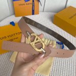 配全套包装礼盒 Lv 女款 寬： 30Mm Louis Vuitton 路易威登 海外代購原單正品來襲 Made In Spain-經典雙面設計 以一當二 Mo