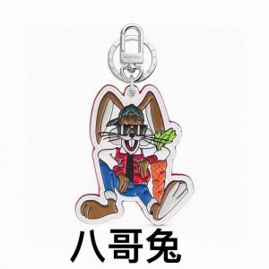 挂饰 独家原单 Louis Vuitton 新款 八哥兔钥匙扣 包包挂件 顶级进口Pu材质 五金为进口钢 原版Logo 确实精致 手感真的很赞