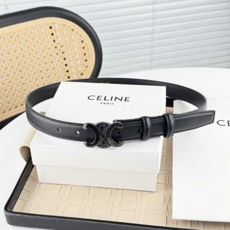 特 -Celin E新品立体浮标针扣女士腰带 意大利进口小牛皮 搭铜扣 宽度2.5 - 点击图像关闭