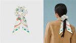 爱马仕Hermes “森林的低语”发圈，束发带两用 Twilly小丝巾 Twilly小丝巾 100%桑蚕丝 这款小巧的真丝配饰佩戴方式千变万化，可为您的日常造型