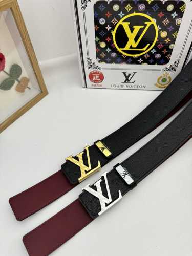品名：Lv..路易..威登原单 材质：原单牛皮腰带 百分百头层牛皮腰带保证真皮，24K纯钢扣，专柜原单品质、做工精细，时尚大牌，送人自用首选包装： 请认准如图专