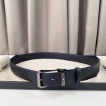 男士万宝龙柔软细腻，百搭大方，宽3.5Cm 、可裁剪款式 官网同步，商务休闲均可使用！