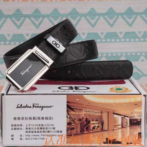 品名：菲拉格木皮带原单腰带 材料：百分百头层牛皮腰带，保证真皮皮带，专柜原单品质、做工精细，送人自用首选 包装： 请认准如图专柜包装，赠送打孔器，银联发票，宽度