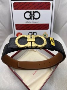 品名：菲拉格幕 原单 DDD 材质：原单牛皮腰带 百分百头层牛皮大象纹腰带保证真皮，24K纯钢扣，专柜原单品质、做工精细，时尚大牌，送人自用首选 DDD 包装：