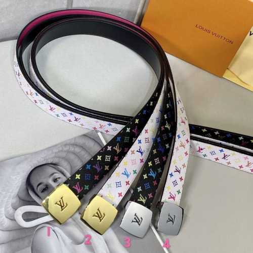 特P160 寬度35Mm Louis Vuitton 腰帶 ！原單復刻款媲美專櫃！3.5寬度女神款 7彩面料 頭層牛皮內裡。手感柔軟！精緻典雅大方得體