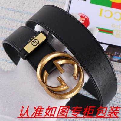 品名：古奇.Gu...Cci原单 材料：百分百头层牛皮，保证真皮。24K纯钢扣双面可用专柜同等质量， 送人自用首选 包装： 请认准如图专柜包装，赠送打孔器，银联