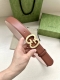 特 宽度4.0 Gucci 历史细节和现代元素是Gucci最新系列的特点。历史的花押字硬件致敬品牌的创始人Guccio Gucci。这款腰带采用黑色皮革精制而成