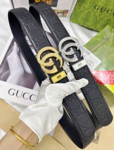 皮带：古奇..Gu..Cci自动扣- 腰带：顶级原单复刻版.古驰.自动带系列百分百进口原厂头层牛皮，保证真皮。雕花镂空工艺.真空电镀.永不掉色.24K纯钢扣头层