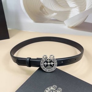 克罗心 Mini版腰带 可拆卸款 原版小牛皮 搭配经典Logo纯铜镀银S925五金，自然做旧 宽度2.5Cm