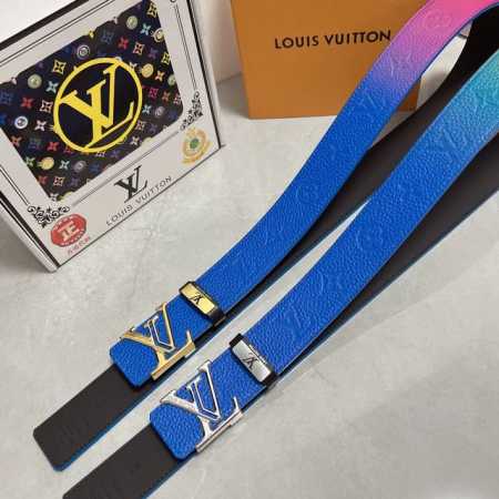 品名：Lv..路易..威登原单 材质：原单牛皮腰带 百分百头层牛皮腰带保证真皮，24K纯钢扣，专柜原单品质、做工精细，时尚大牌，送人自用首选 包装： 请认准如图 - 点击图像关闭