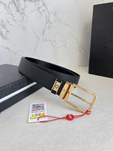 品名：万宝龙.Montblanc原单 腰带 皮带 型号：针扣，新款原版经典精品针式扣头，实物拍摄，原版头层牛皮 材料：百分百头层牛皮，保证真皮。双面可用专柜同等