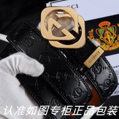品名：古奇.Gu Cci原单 型号：认准如图专柜包装，赠送打孔器 材料：百分百头层牛皮，保证真皮。24K纯钢扣G花纹系列专柜同等质量， 送人自用首选 包装： 请