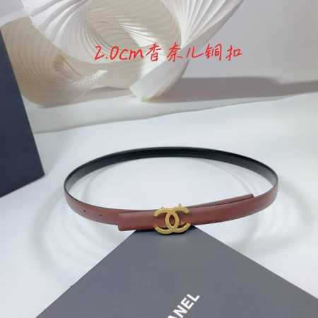 Cm 香奈儿腰带，双面头层牛皮皮料，长度：.75.80.85.90.95.100欧，铜五金挂扣原版开模定制庆祝] - 点击图像关闭