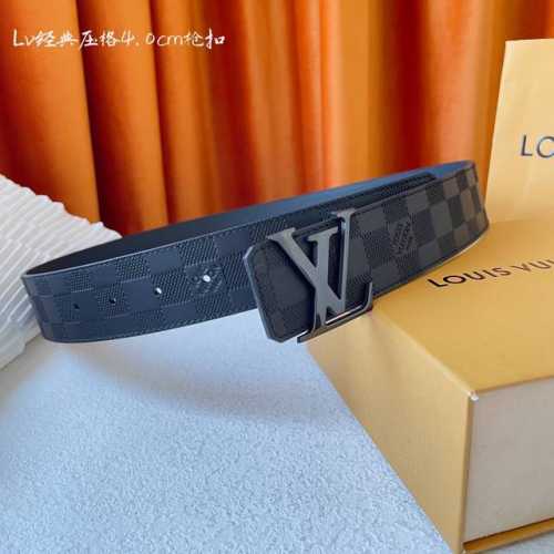 特 Louis Vuitton：经典原单品质，面经典压花配黑色平纹底，搭配原单精品扣，精工制作，细节看图，实物拍摄，高端奢华，宽度4.0Cm