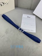 宽度2.0Cm Dior迪奧爆款平面無線帶身Saddle进口小牛皮带身 金属“Cd”标志 採用進口雙面頭層牛皮