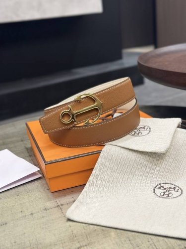 特 爱马仕 精品掌纹 Cargo Belt Buckle & Reversible Leather Strap 27Mm