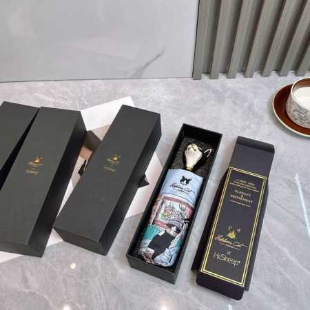 Hepburcat 赫本猫 天生娇贵，气质非凡 时尚指数爆表 不论晴天雨天使用都相得益彰 使用进口Uv防紫外线伞面，超轻铝合金伞骨，风格鲜明 充满了独特的美感 - 点击图像关闭