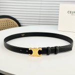 Celin E新品立体浮标针扣女士腰带 意大利进口小牛皮 搭铜扣 宽度2.5