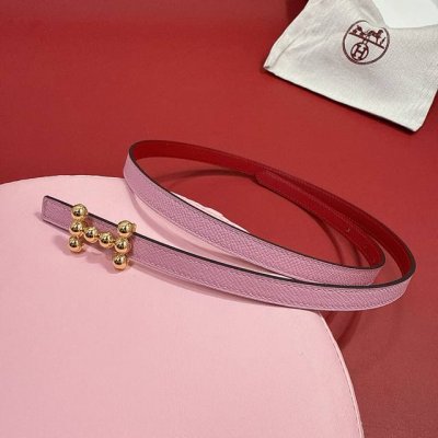 夏季简装女生手掌纹皮带 配饰细版1.3H不锈钢双用皮女士腰带 3L2025