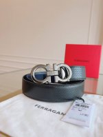 特 Ferragamo.菲拉格慕 新款全套包装 宽度3.5Cm 高级定制款男士皮带 双面进口牛皮 可双面使用 自行选择搭配 真材实料 很有质感 时尚经典不失风范