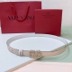 Valentino Garavani Vlogo Signature 可双面佩戴水钻 亮面小牛皮腰带 -Vlogo Signature搭扣，饰以水钻 -亮面小牛