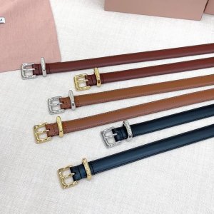 Cm 缪缪腰带，双面头层牛皮，长度：75.80.85.90.95.100.105.欧，铜五金扣原版开模定制庆祝]