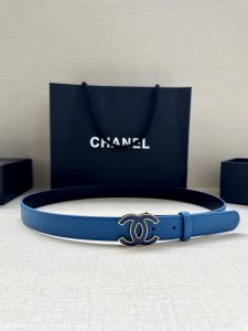 宽度3.0Cm Chanel 香奈儿 进口柔软小牛皮纹路清晰五金配件金 银色 金属磨胶钢扣。