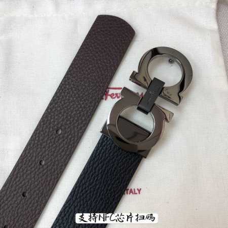 特 Ferragamo.菲拉格慕 全套包装 支持Nfc扫码 宽度3.5Cm 高级定制款男士皮带 双面进口牛皮 可双面使用 自行选择搭配 真材实料 很有质感 时尚 - 点击图像关闭