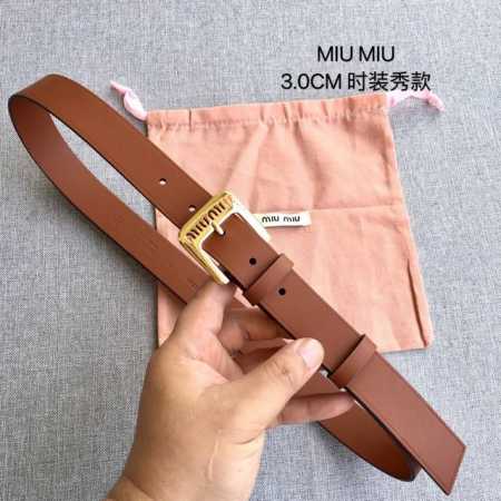 特 Miu Miu原单 专柜在售爆款 感谢客户反馈实拍图，顶级货 3.0Cm自己看细节 都有货 码数齐 - 点击图像关闭