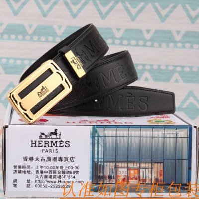 腰带皮带：爱玛仕原单牛皮腰带 男款皮带：材质百分百头层牛皮腰带保证真皮皮带，专柜原单品质、做工精细，时尚大牌，送人自用首选包装： 请认准如图专柜包装赠送打孔器手