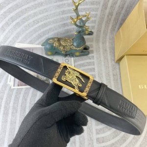 巴宝莉 特种皮腰带自动带系列 ，原厂五金精品不锈钢扣，手感柔软舒适 宽3.5Cm。